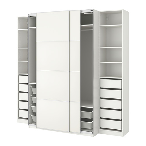 PAX - wardrobe, white/Mehamn | IKEA Taiwan Online - PE730858_S4