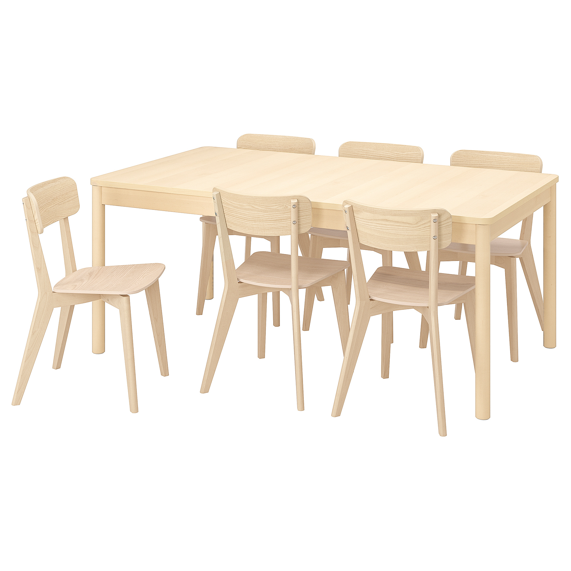 RÖNNINGE/LISABO table and 6 chairs