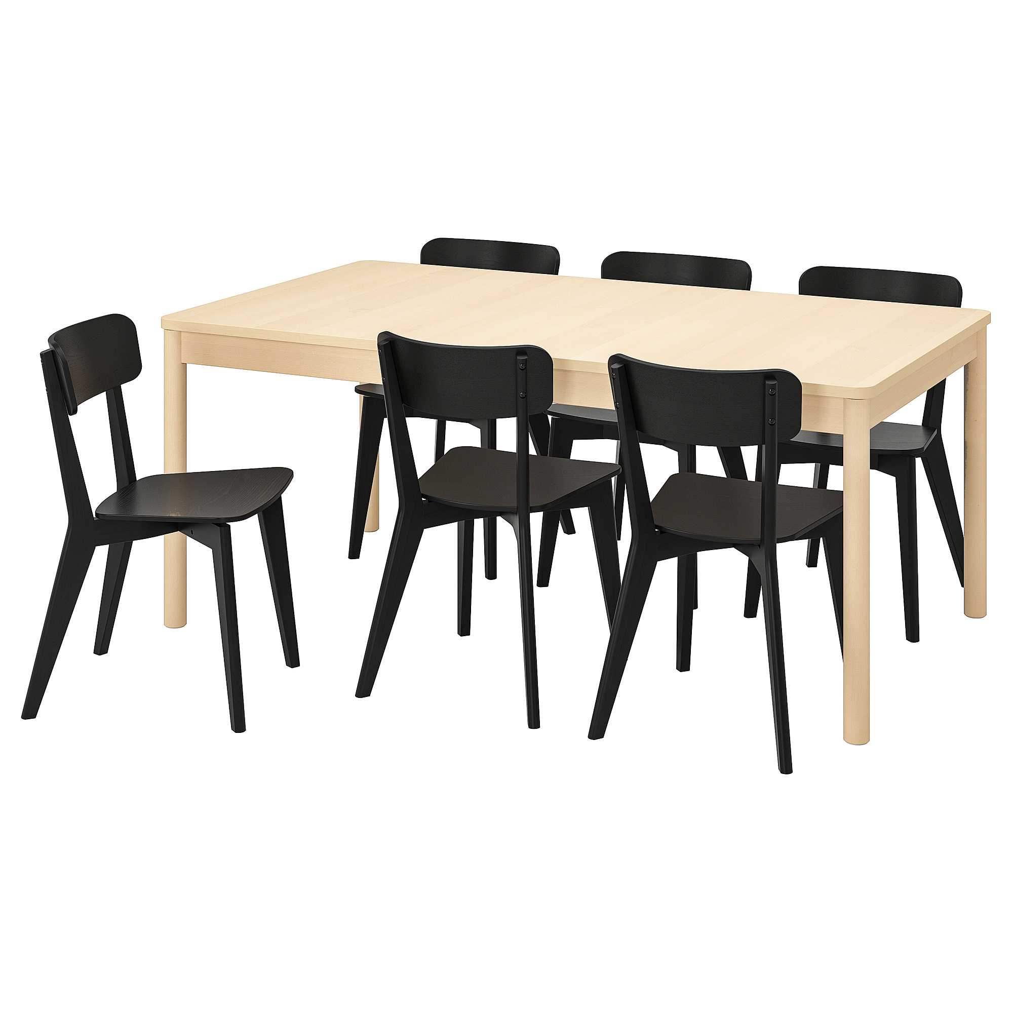 RÖNNINGE/LISABO 餐桌附6張餐椅