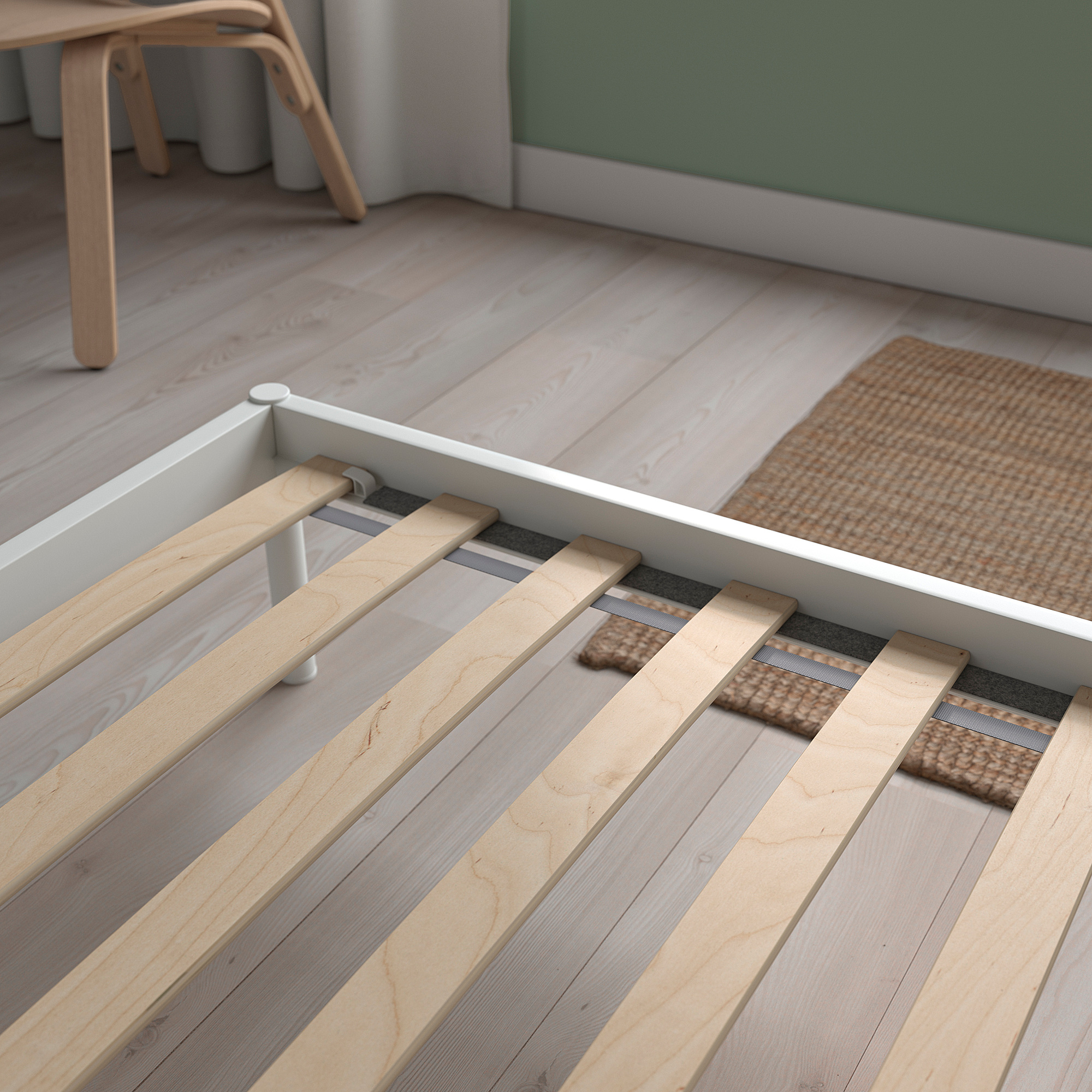 VEVELSTAD bed frame