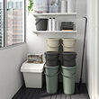 DAMMÄNG bin with lid