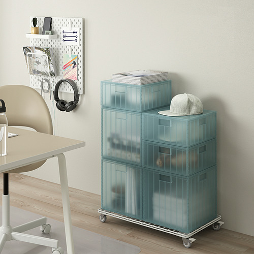 PANSARTAX storage box with lid