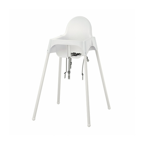 ANTILOP - highchair with safety belt, white/white | IKEA Taiwan Online - PE975534_S4