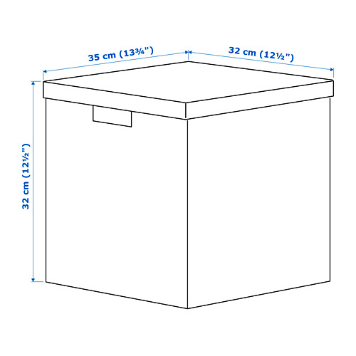 GJÄTTA storage box with lid