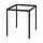 SANDSBERG - 桌面底框, 黑色, 67x67x73 公分 | IKEA 線上購物 - PE830374_S1
