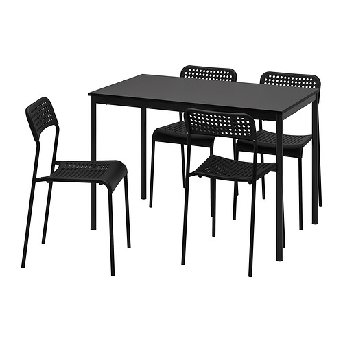 SANDSBERG/ADDE 餐桌附4張餐椅