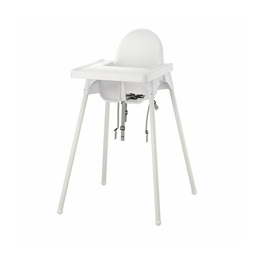 ANTILOP - highchair with tray, white/white | IKEA Taiwan Online - PE975540_S4