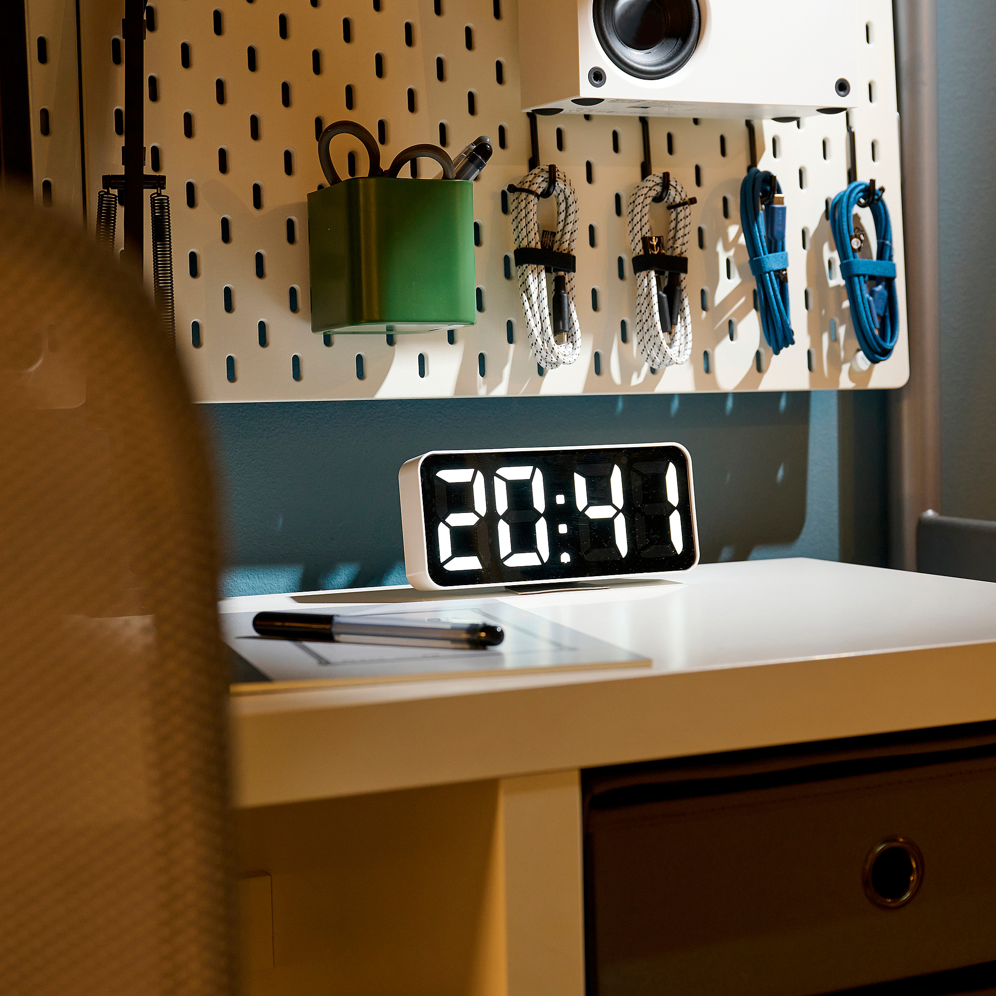 NOLLNING clock/thermometer/alarm
