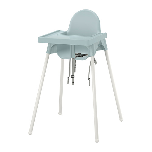ANTILOP - highchair with tray, grey-blue/white | IKEA Taiwan Online - PE975589_S4