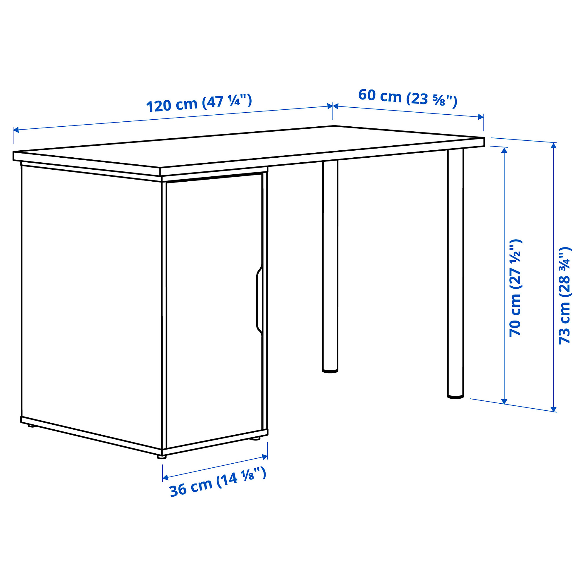 LAGKAPTEN/ALEX desk