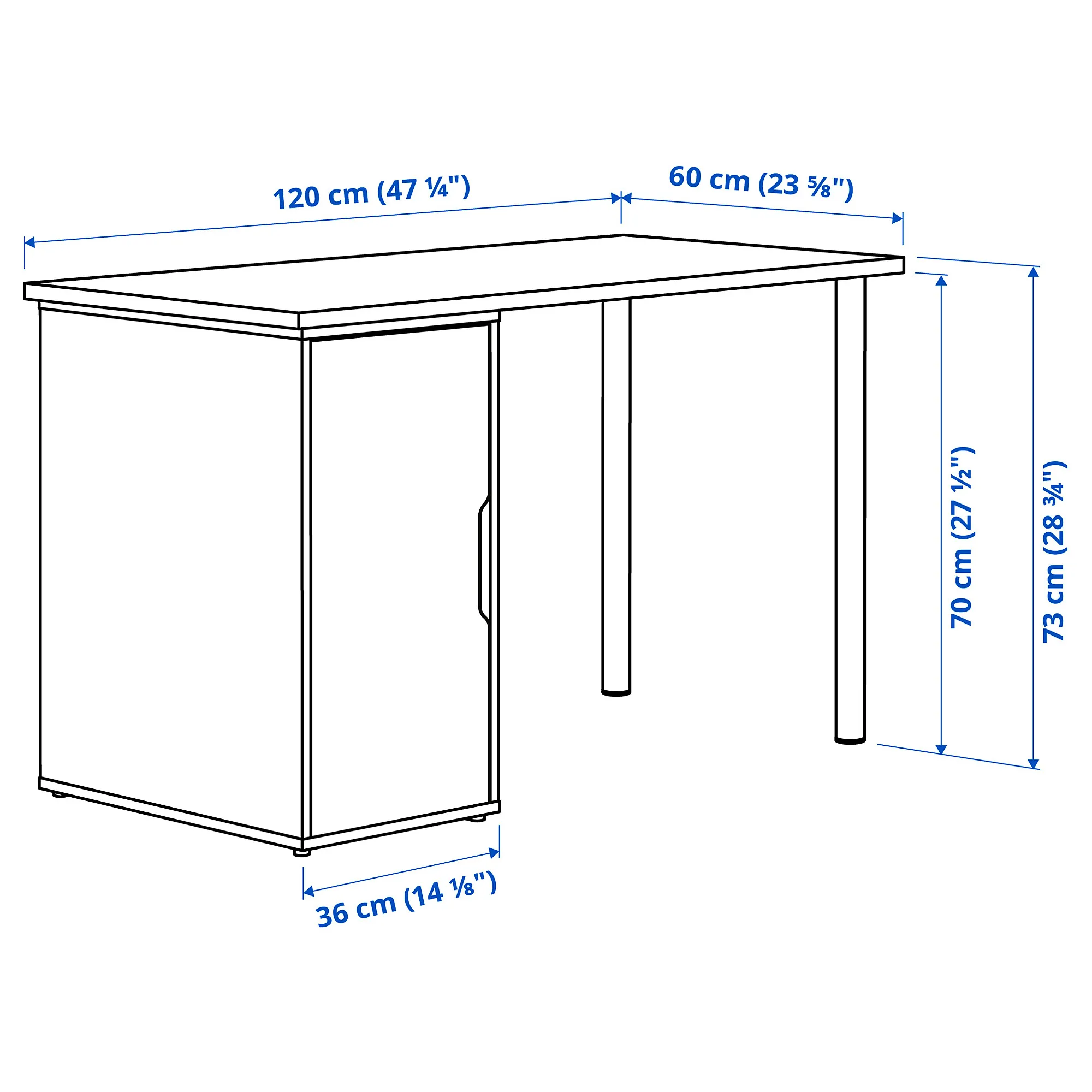 LAGKAPTEN/ALEX desk