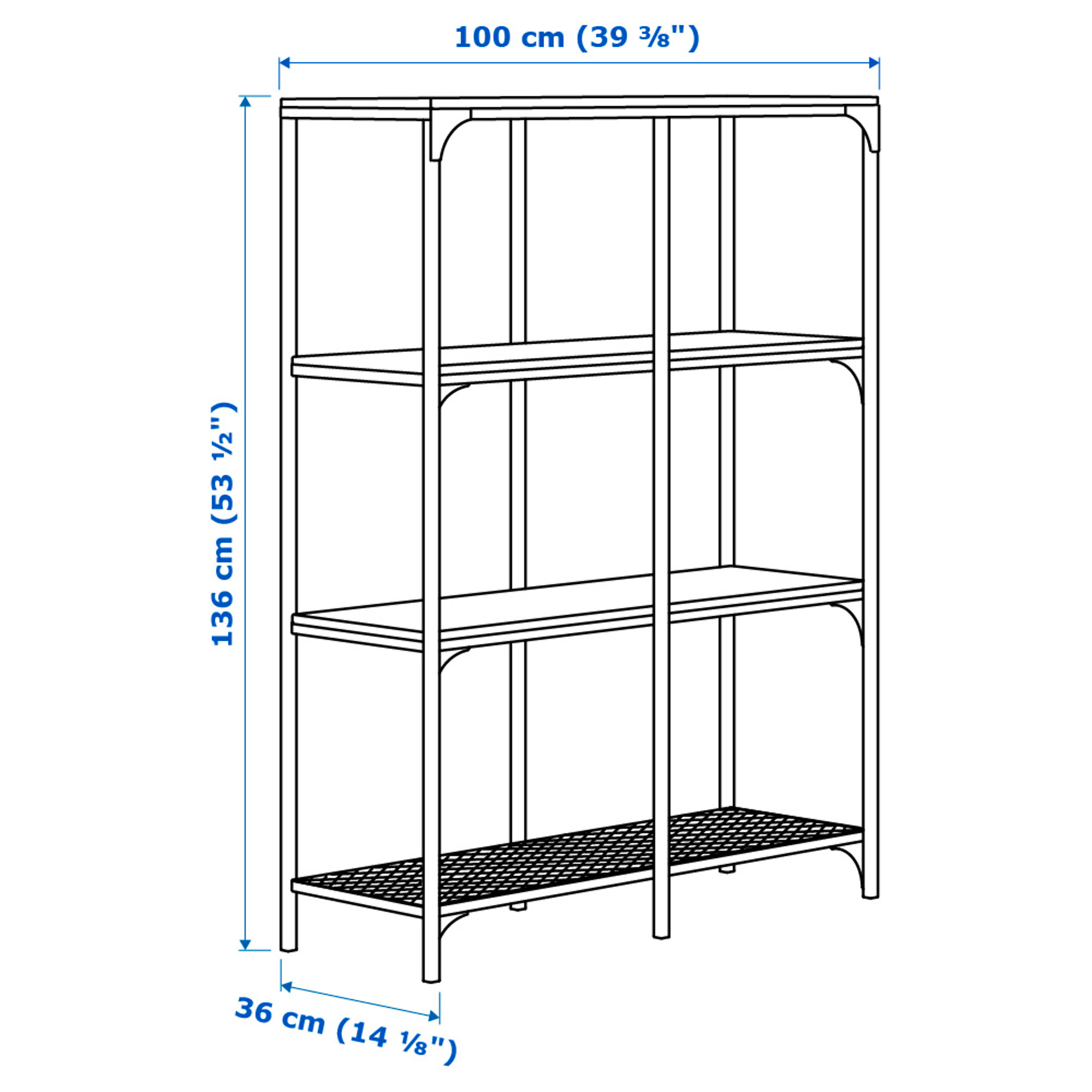 FJÄLLBO/KULLABERG/GULLHULT desk and storage combination