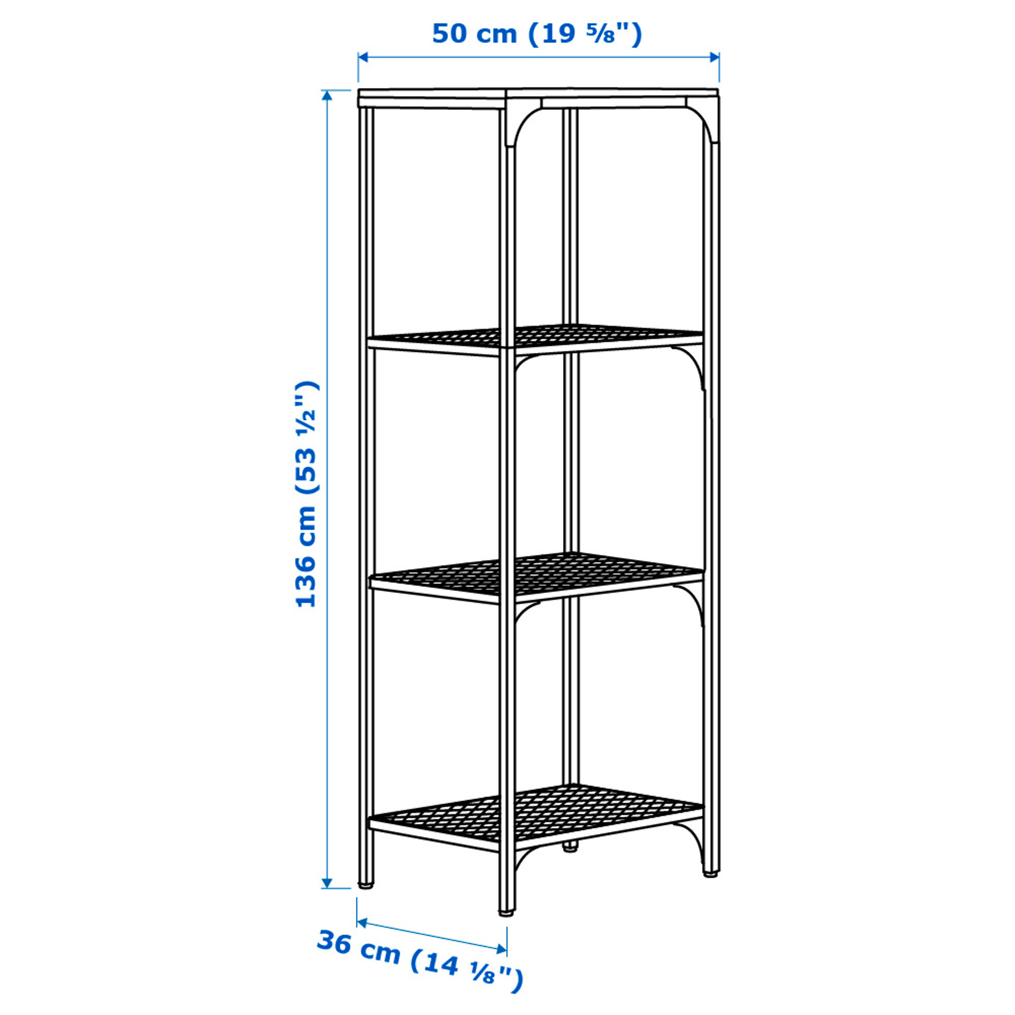 FJÄLLBO shelving unit