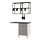 ENHET - 壁面收納櫃組合, 碳黑色/灰色 框架 | IKEA 線上購物 - PE773609_S1