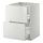 METOD/MAXIMERA - base cab f sink+2 fronts/2 drawers, white/Ringhult white | IKEA Taiwan Online - PE371164_S1