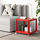 TINGBY - 邊桌附輪腳, 紅色 | IKEA 線上購物 - PE773678_S1