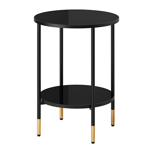 Ikea glass sales sofa table