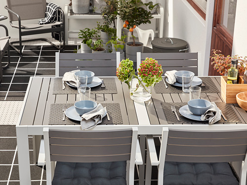 SJÄLLAND - table, outdoor, dark grey/light grey | IKEA Taiwan Online - PH168412_S4