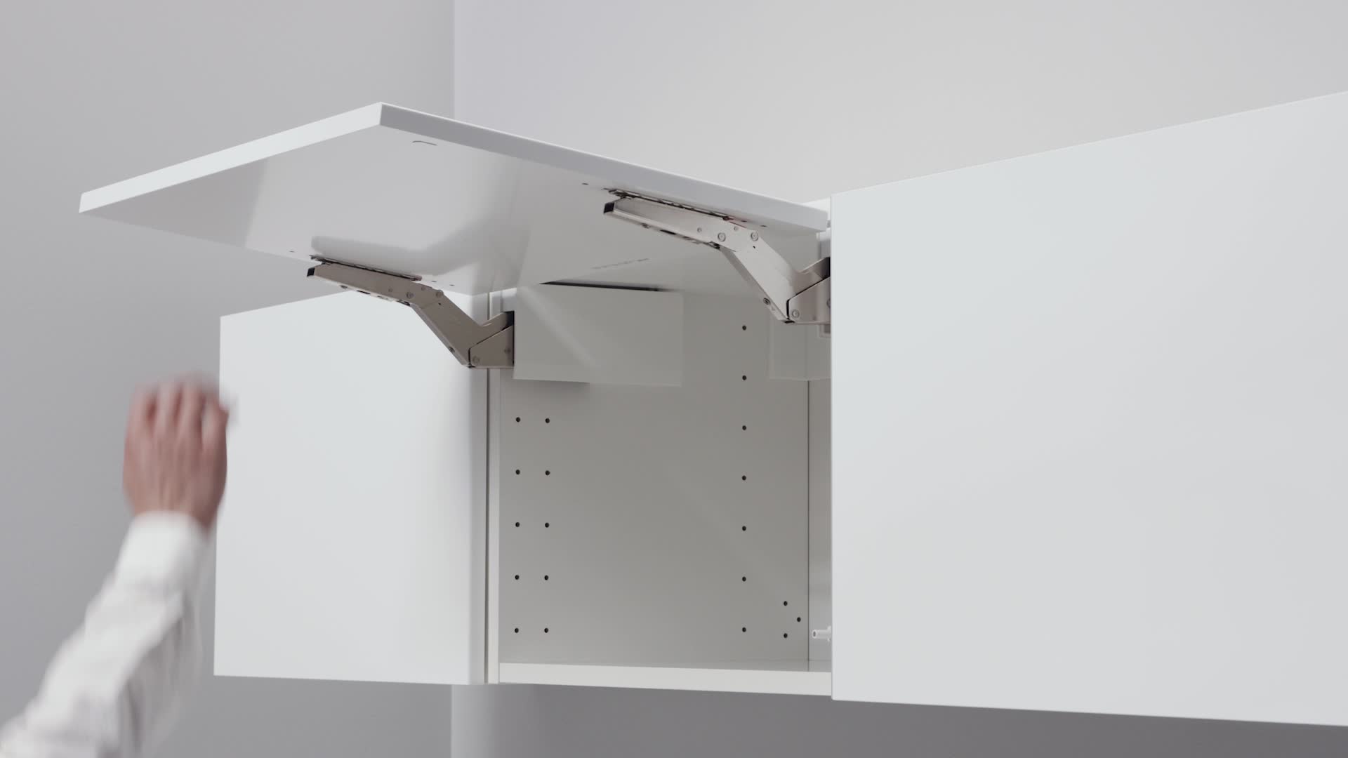 UTRUSTA - hinge w push-opener f horizontal dr, white | IKEA Taiwan