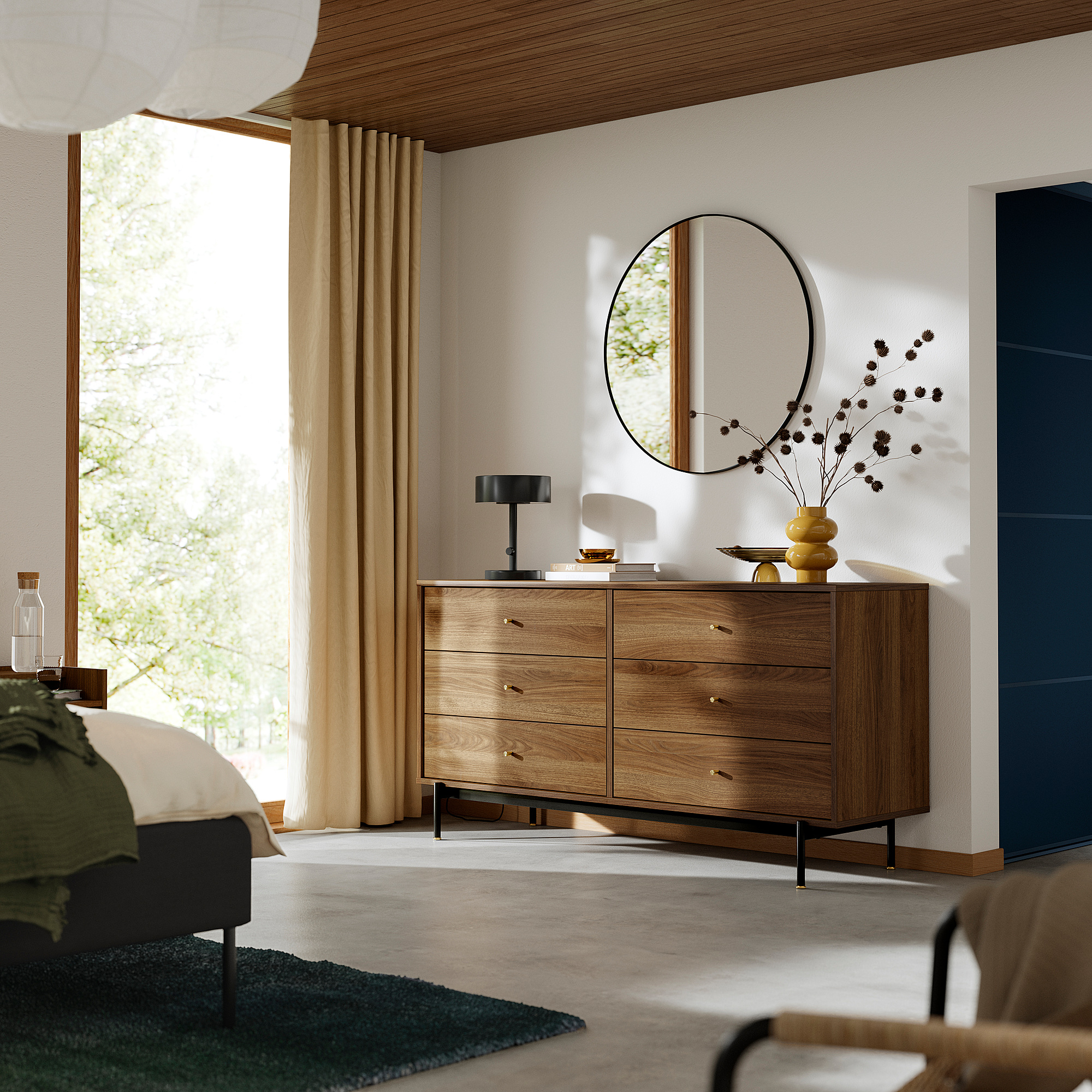 RÅDMANSÖ chest of 6 drawers