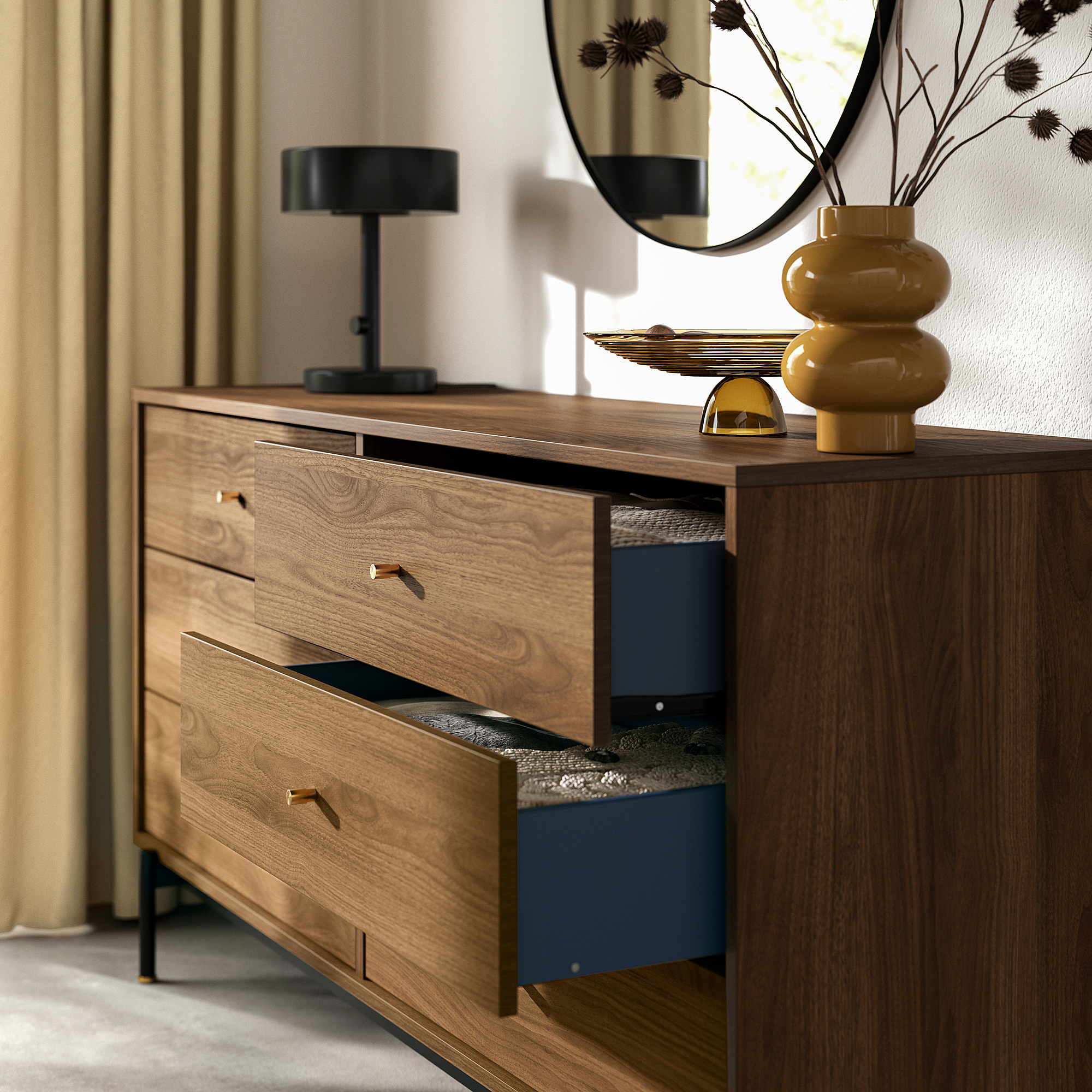 RÅDMANSÖ chest of 6 drawers