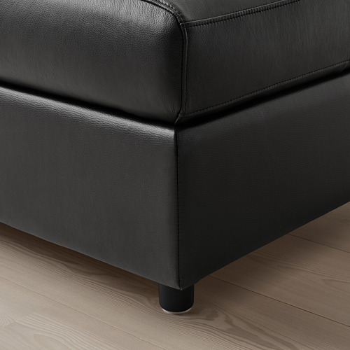 VIMLE - 3-seat sofa, with open end/Grann/Bomstad black | IKEA Taiwan Online - PE773783_S4