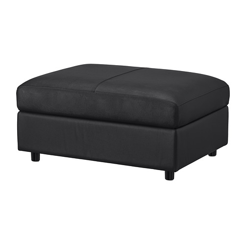 VIMLE - footstool with storage, Grann/Bomstad black | IKEA Taiwan Online - PE773792_S4
