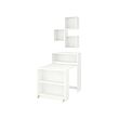BILLY/EKET bookcase comb w foldable table