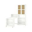 BILLY/HÖGADAL bookcase comb w foldable table