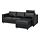 VIMLE - 3-seat sofa, with chaise longue with headrest/Grann/Bomstad black | IKEA Taiwan Online - PE773911_S1