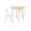 PINNTORP/FRÖSVI table and 2 folding chairs
