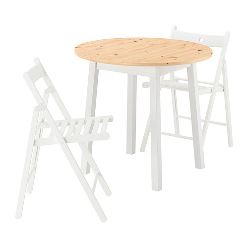 PINNTORP/FRÖSVI table and 2 folding chairs