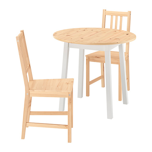 PINNTORP table and 2 chairs