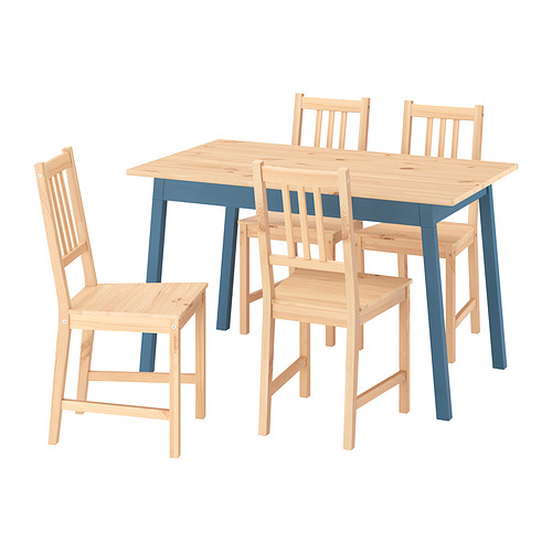 PINNTORP table and 4 chairs