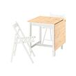 PINNTORP/FRÖSVI table and 2 folding chairs