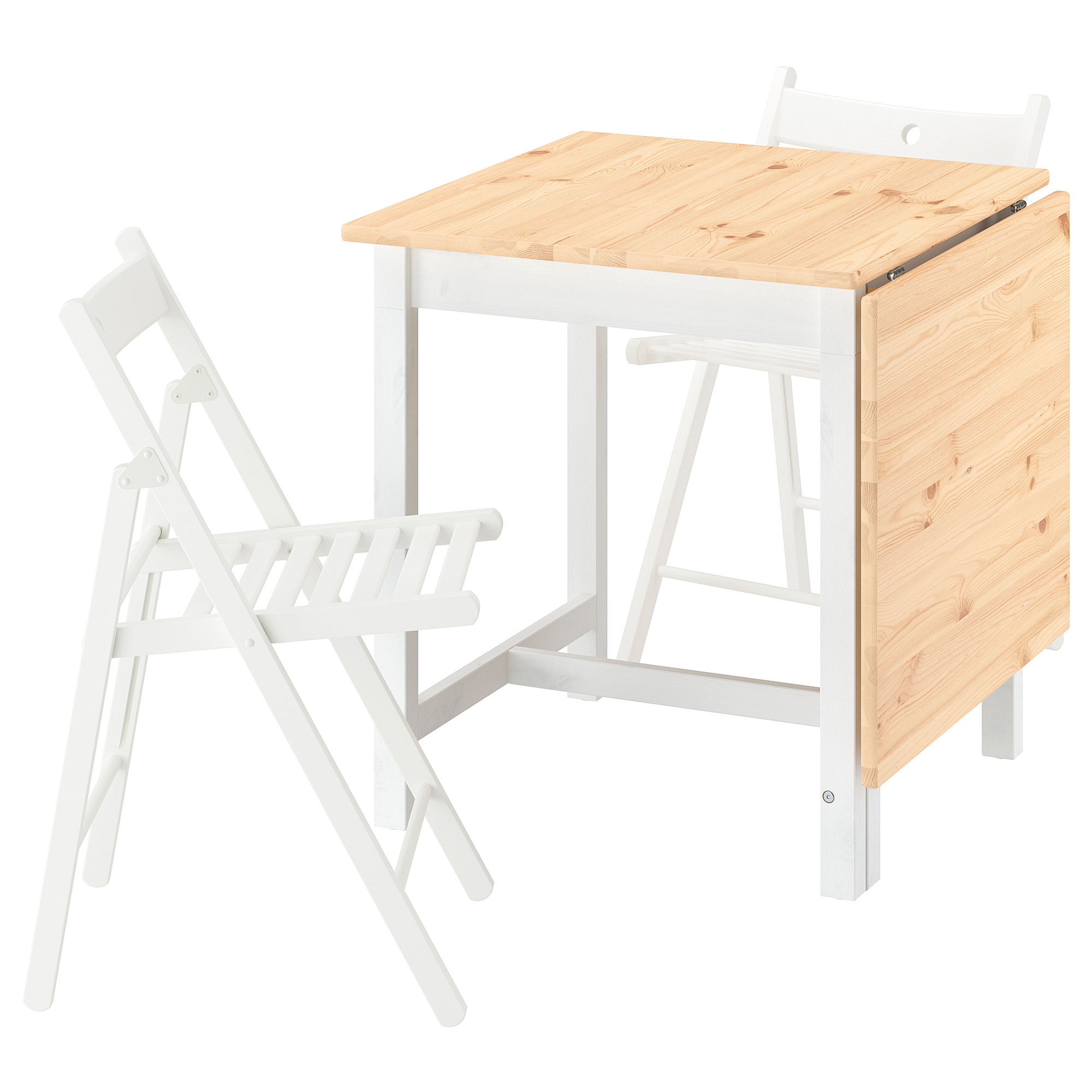 PINNTORP/FRÖSVI table and 2 folding chairs