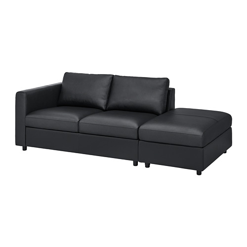 VIMLE - 三人座沙發, 含開放式座椅/Grann/Bomstad 黑色 | IKEA 線上購物 - PE774001_S4
