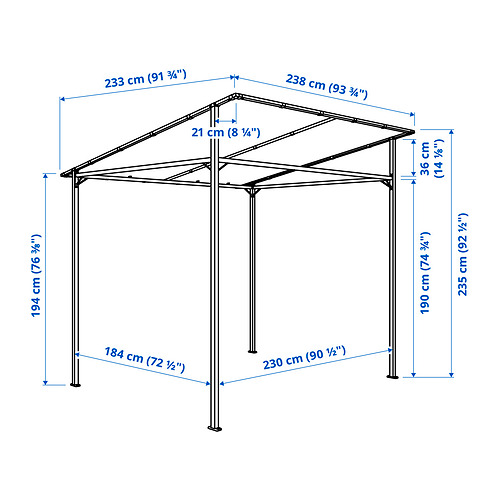 GUNNÖN gazebo