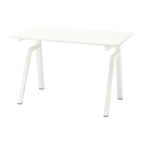 TROTTEN - 升降式工作桌，電動/白色，120x70 公分 | IKEA 線上購物 - E1012260_S4