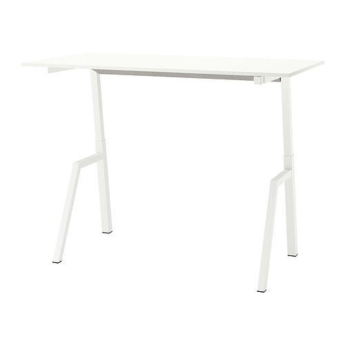 TROTTEN - 升降式工作桌，電動/白色，160x80 公分 | IKEA 線上購物 - E1012267_S4