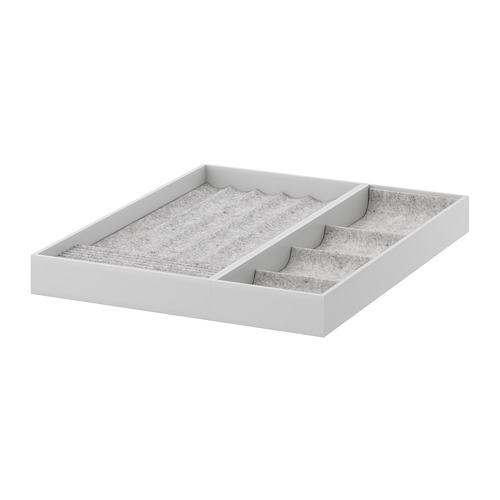 KOMPLEMENT - insert for pull-out tray, light grey, 50x58 cm | IKEA Taiwan Online - PE687943_S4