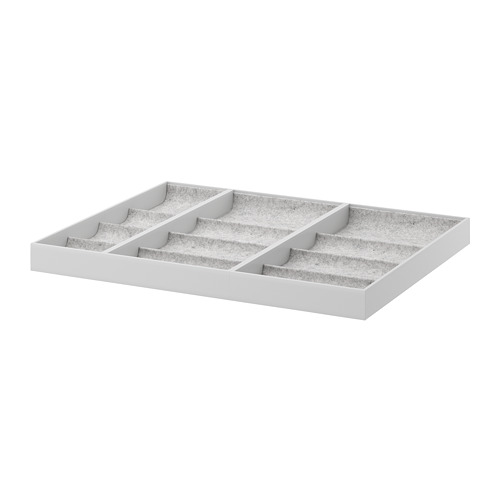 KOMPLEMENT - insert for pull-out tray, light grey, 75x58 cm | IKEA Taiwan Online - PE687948_S4