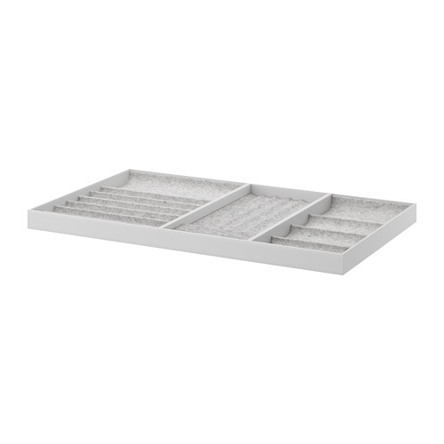 KOMPLEMENT - insert for pull-out tray, light grey, 100x58 cm | IKEA Taiwan Online - PE687949_S4