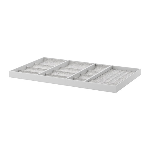 KOMPLEMENT - insert for pull-out tray, light grey, 100x58 cm | IKEA Taiwan Online - PE687952_S4