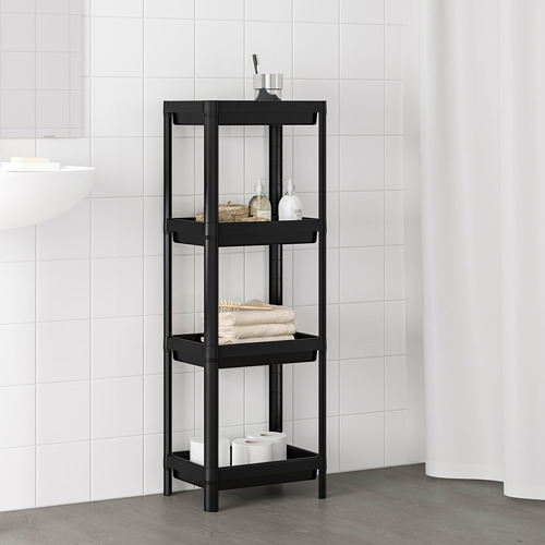 VESKEN - 層架組, 黑色 | IKEA 線上購物 - PE731270_S4
