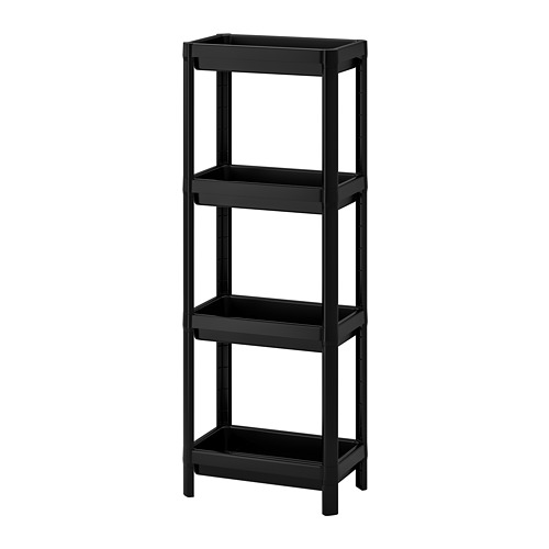 VESKEN - shelf unit, black, 37x23x101 cm | IKEA Taiwan Online - PE731272_S4