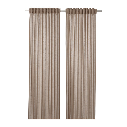 SILVERLÖNN sheer curtains, 1 pair