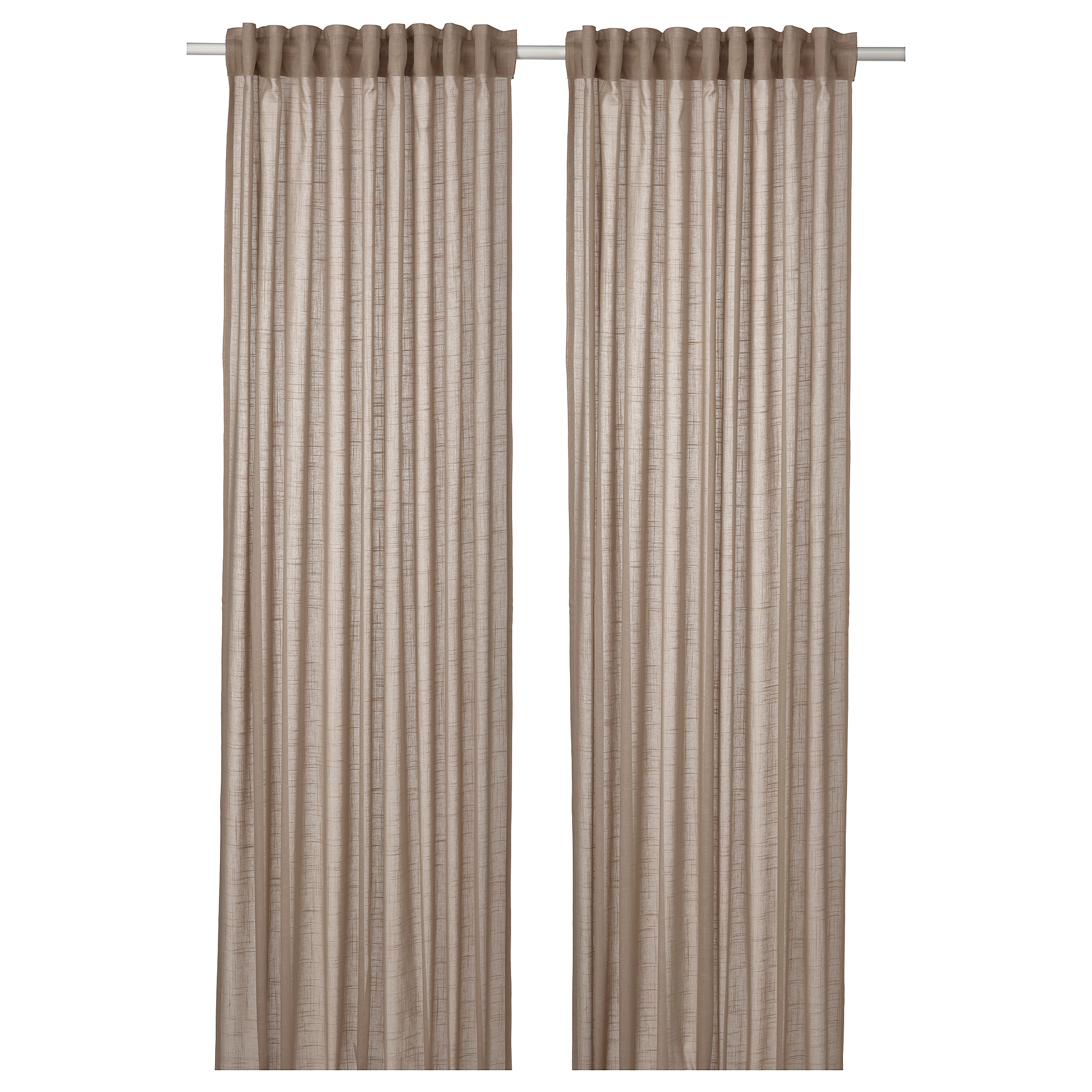 SILVERLÖNN sheer curtains, 1 pair