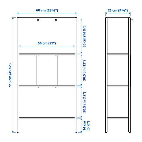 BAGGEBO shelving unit