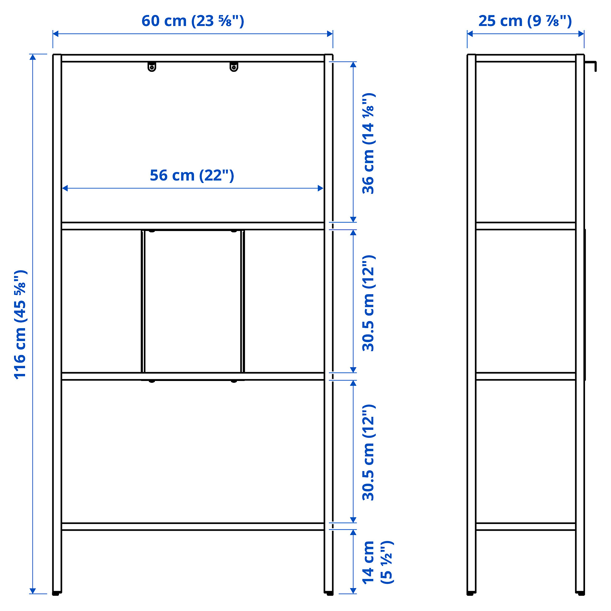 BAGGEBO shelving unit